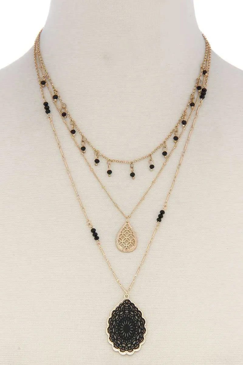 Three Layer Fashion Necklace