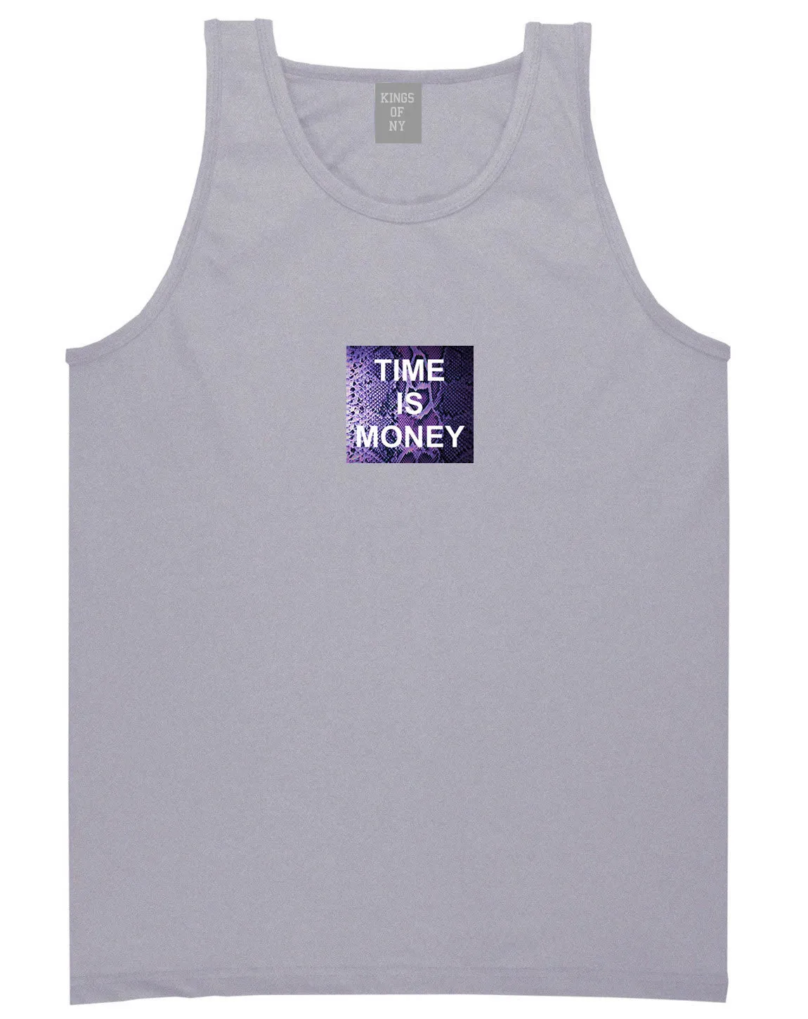 Time Is Money Snakesin Print Tank Top