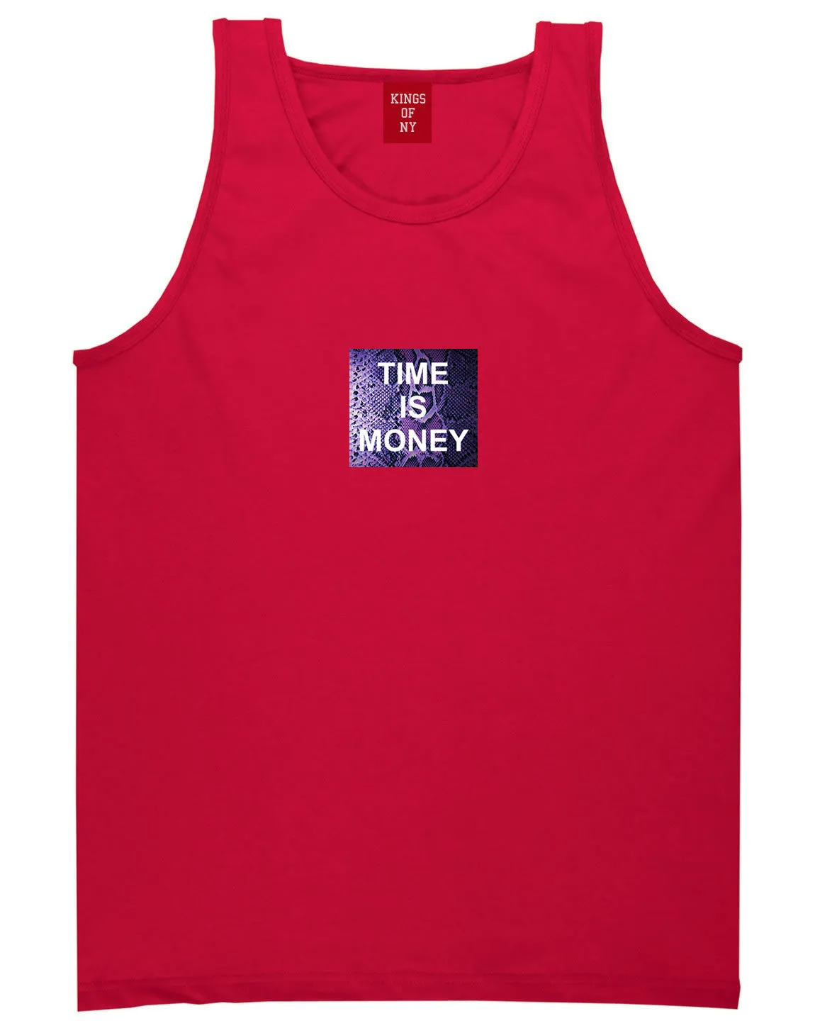 Time Is Money Snakesin Print Tank Top