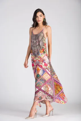 TUNISIA - MAXI DRESS WITH ADJUSTABLE STRAPS