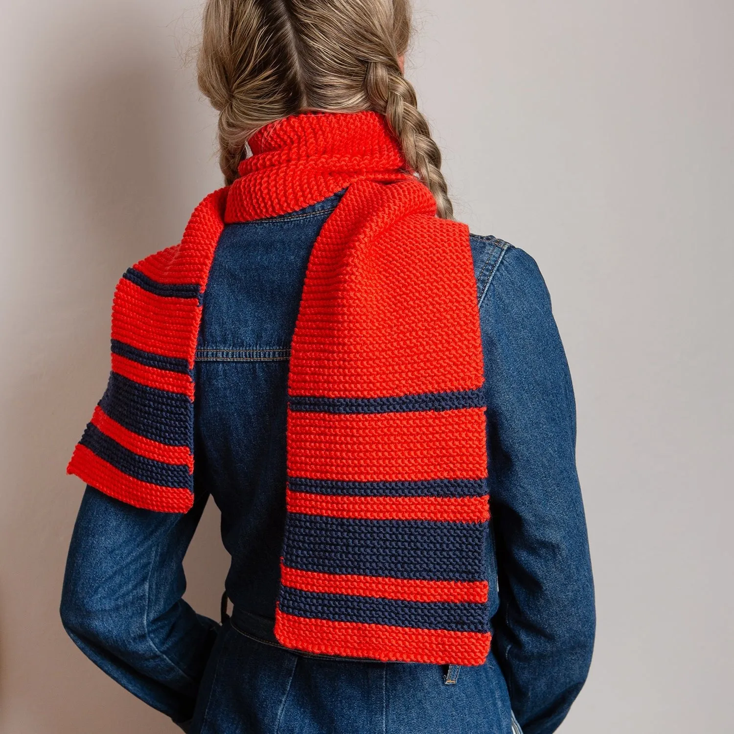 Unisex Scarf Knitting Kit