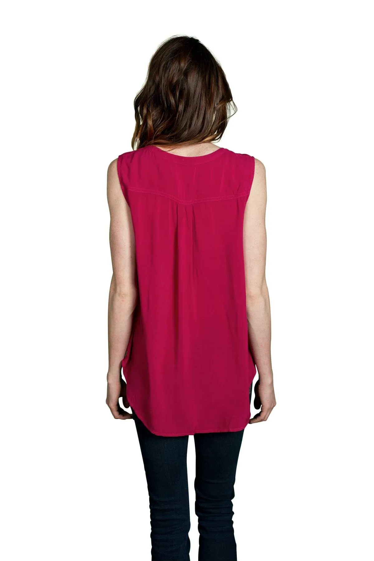 Velvet by Graham & Spencer Jael Rayon Challis Tank Blouse