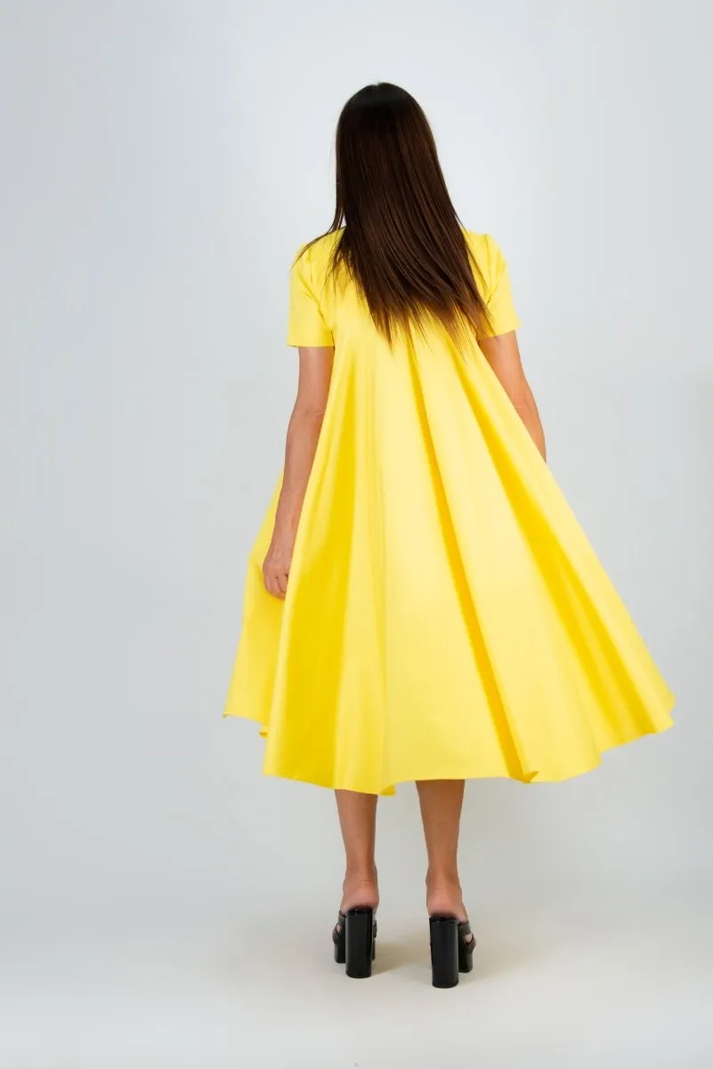 Yellow Summer Maxi Dress KOSARA