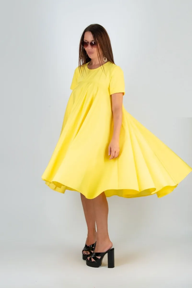 Yellow Summer Maxi Dress KOSARA