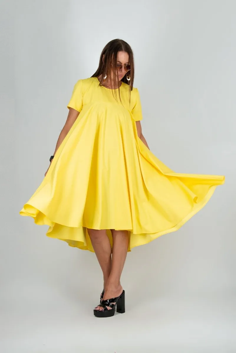 Yellow Summer Maxi Dress KOSARA