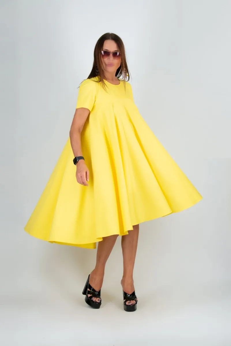 Yellow Summer Maxi Dress KOSARA